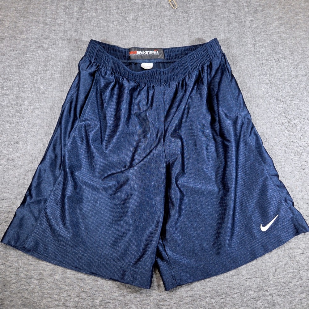 Nike New Money Dazzle Basketball Shorts Mens XL Navy Blue Vintage Y2K 207630-453